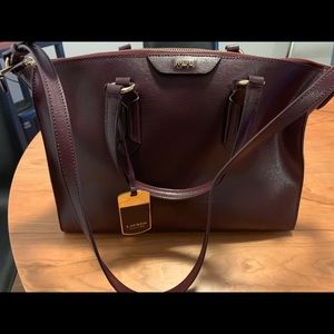 Burgundy Ralph Lauren Purse